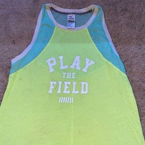 Play the field tank top